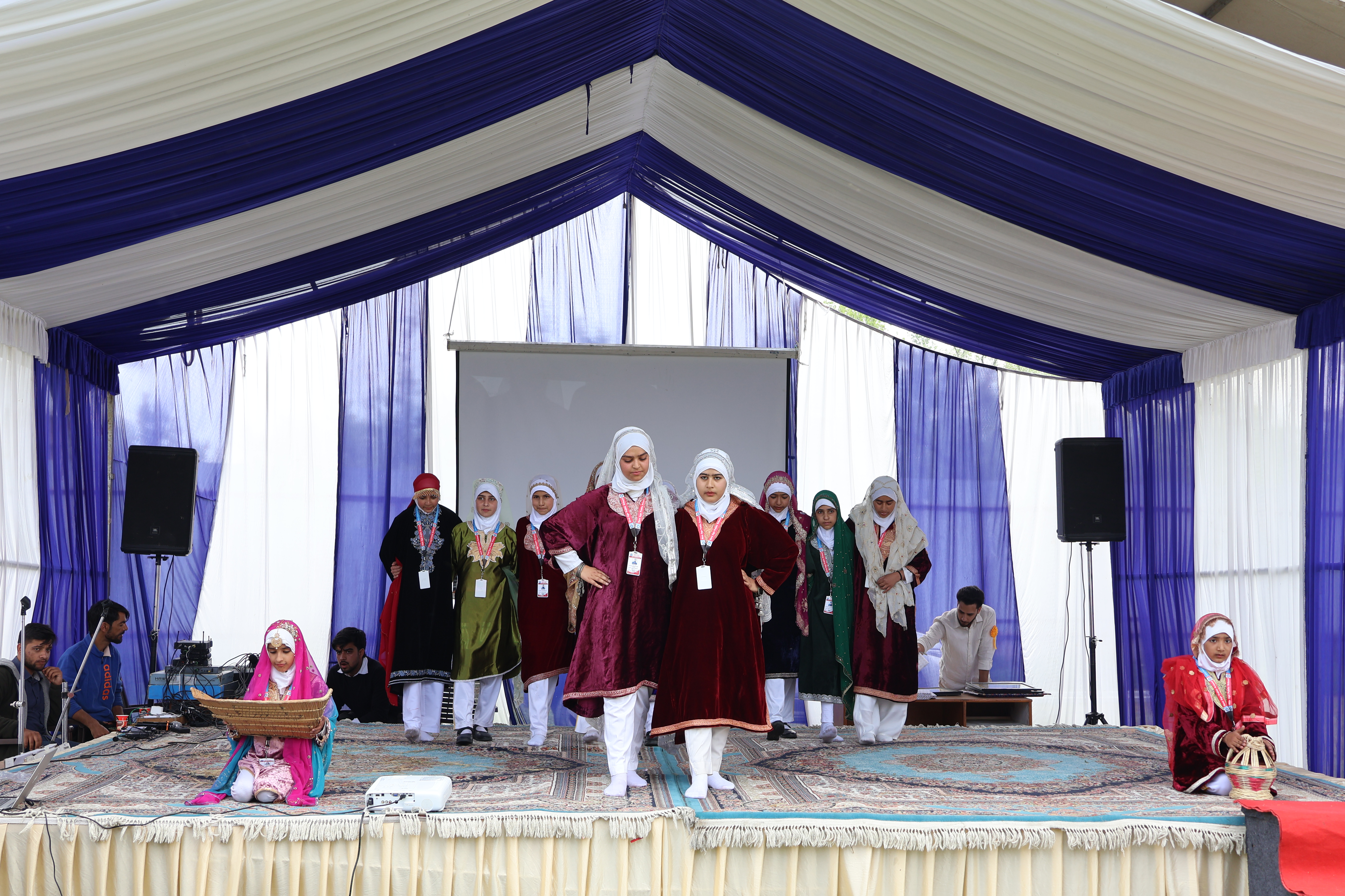 Kashmiri folk dance performed during the cultural programme “Yamberzal 2026.”